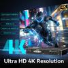 HDMI 1-в-4 Сшиватель видеоэкранов: Бесшовно объедините четыре монитора в один дисплей.