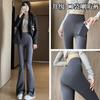 Micro-pull Shark Pants Women's New High-waisted Hip-lifting Fitness Bottoming Spring, Autumn and Winter Velvet Yoga Bell Pants