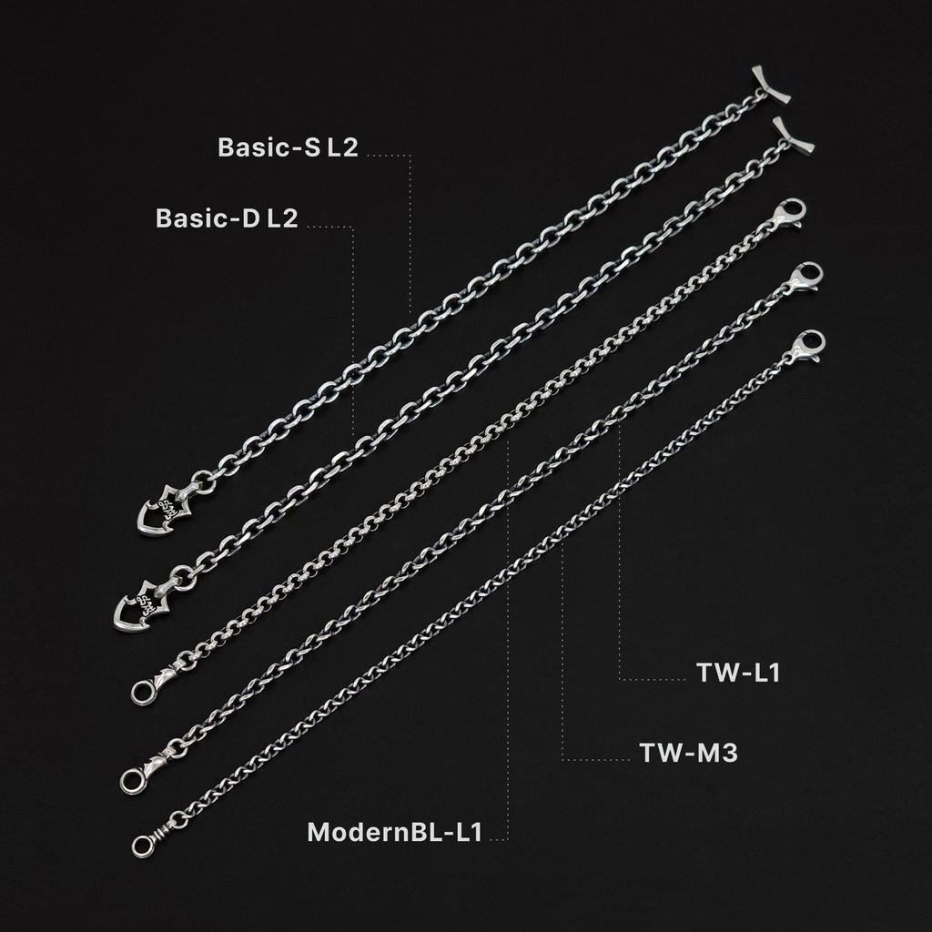 Серебряный браслет-цепочка Sterlingworth Tw-L1 3.7