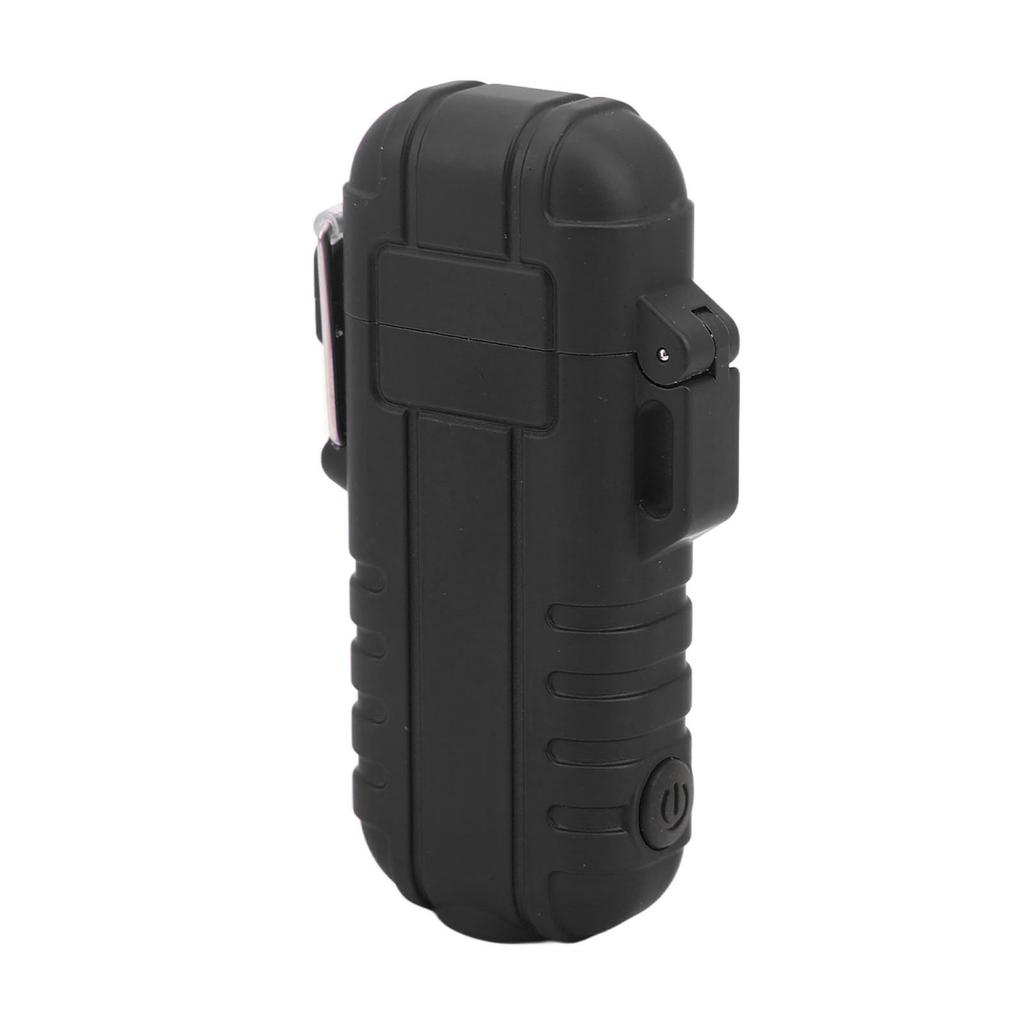 Уличная электрическая зажигалка с двойной дугой, портативная водонепроницаемая зажигалка-фонарик с функцией зарядки, ветрозащитная