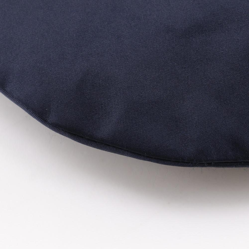 Chanel Жемчужный логотип Сумка через плечо A17840 кошелек черный Сатин Женский Б/У