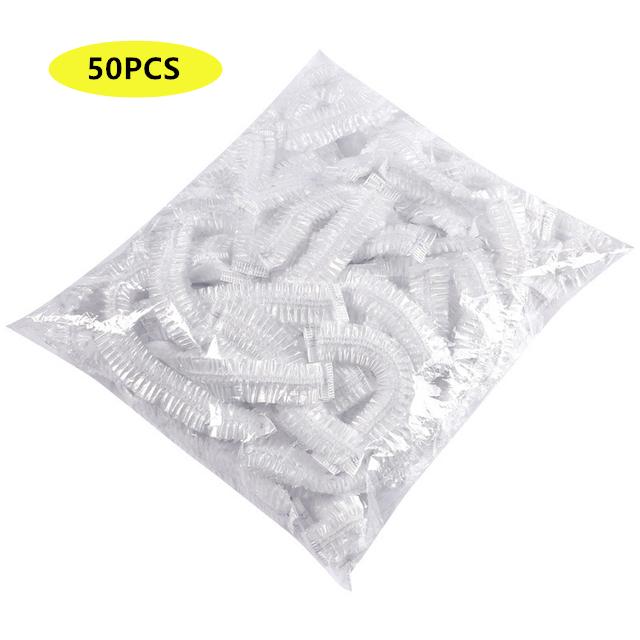 Одноразовая крышка для хранения продуктов Многоразовые эластичные чехлы для свежих продуктов Эластичная пленка Чаша Блюдо Крышка для еды Сумки для хранения свежих продуктов Шапочка для душа