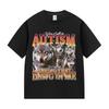 You Call It Autism I Call It Having That Dawg In Me Funny Wolf Meme T Shirt Men's Vintage Cotton Short Sleeve T-shirt Streetwear