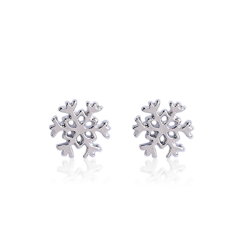 Lady Christmas Rhinestone Ear Studs Santa Snowflake Deer X-mas Tree Earrings