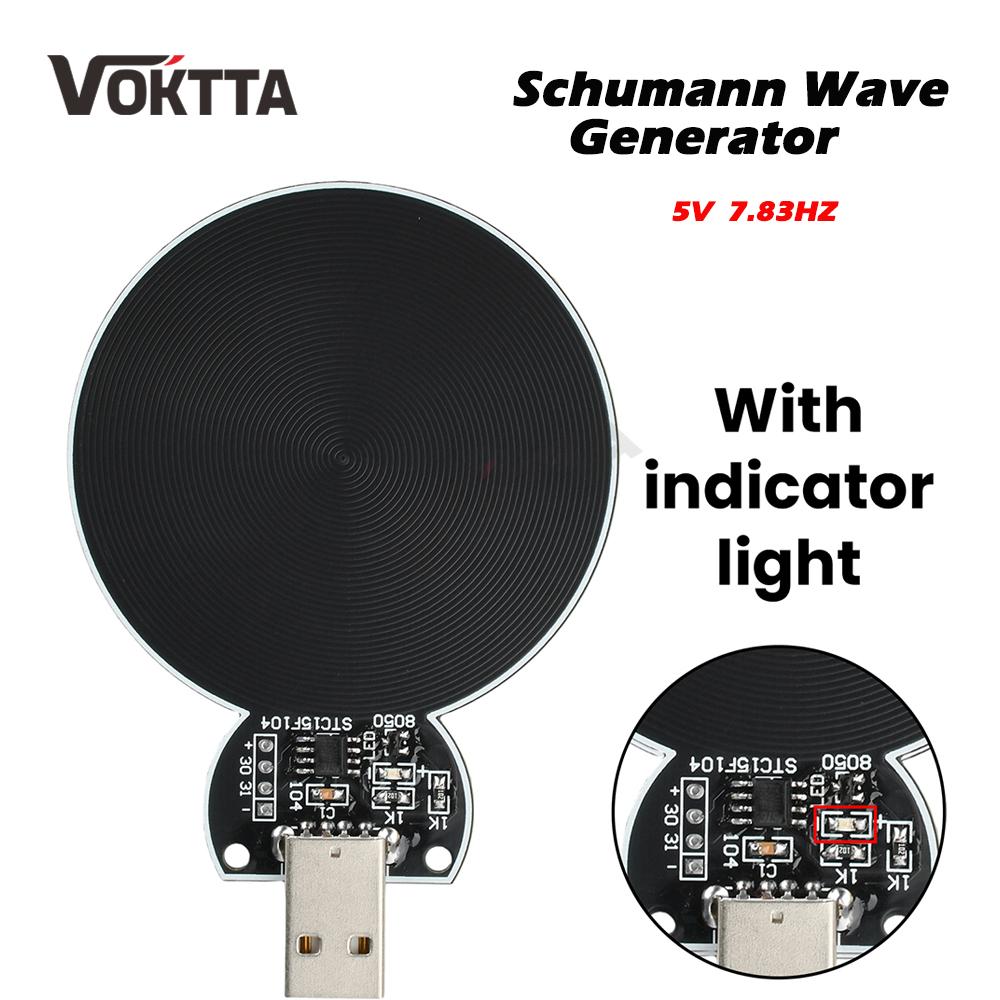 DC 5V 7.83HZ Schumann Wave Generator Signal Generator Square Wave USB Ultra-low Frequency Pulse Chip Waveform Pulse Generator