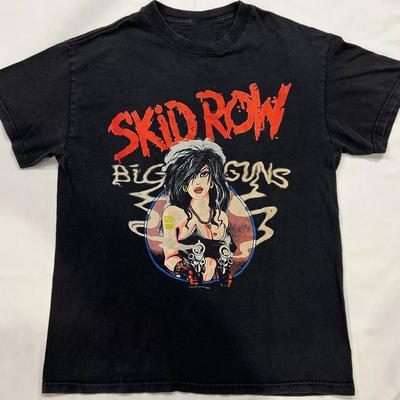 Популярная футболка Skid Row Concert Унисекс S-235XL 14D152 Унисекс Футболка