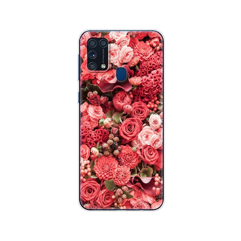 For Samsung M31 Case 6.4" Silicon Soft Tpu Cover For Samsung Galaxy M31 M 31 SM-M315FZBVSER M315 Phone Back Protective Shell