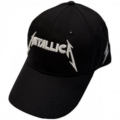 Metallica Унисекс Взрослая Бейсболка с Текстовым Логотипом