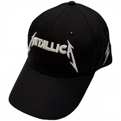 Metallica Унисекс Взрослая Бейсболка с Текстовым Логотипом