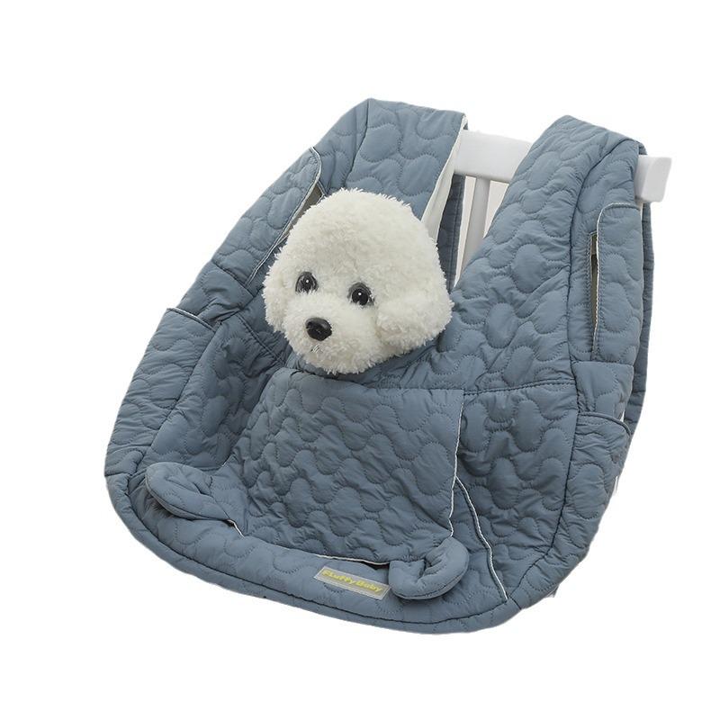 Fluffybaby Portable Pet Chest Bag - большая, мягкая, дышащая переноска для собак и кошек
