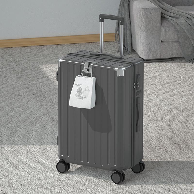 24-Inch Multifunctional Suitcase with Universal Wheels and New Lock System