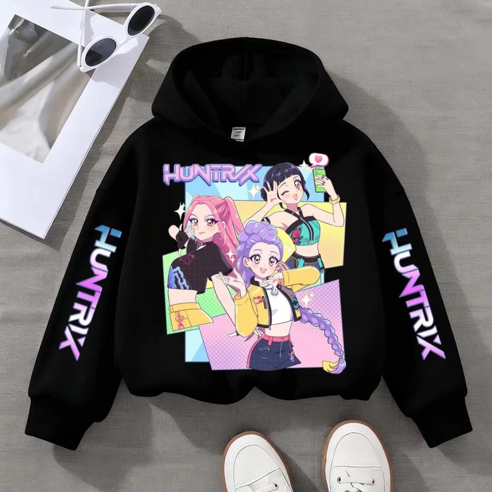 Cute Printed Girl Hooded Sweatshirt Casual Fashion Hoodie Sweatshirts Girls