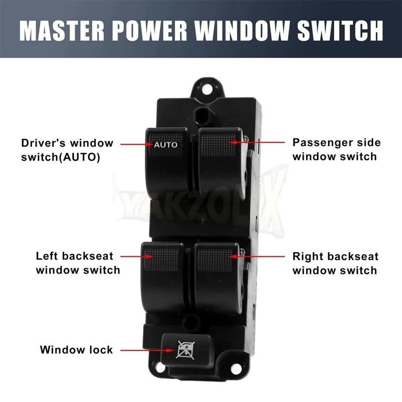 For Ford Ranger Mazda BT-50 2006 2007 2008 2009 - 2012 Power Window Switch Lifter Button UE8D-66-350 GG2A-66-350 Car Accessories