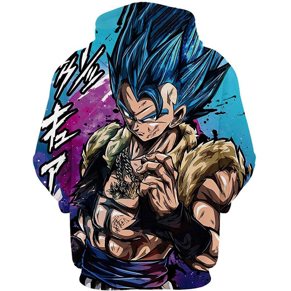 Аниме Худи Dragon Ball Мультяшное Худи Уличная одежда Толстовка с капюшоном Мужчины Женщины Косплей Спорт