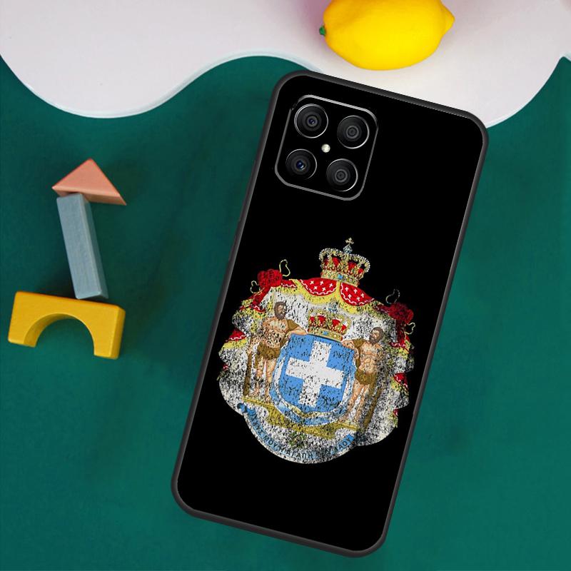 Греция Греческий флаг Чехол для Honor Magic 7 Pro 5 6 Lite Honor 200 Pro 50 70 90 X9a X8a X8 X9 X8b X9b X9c Обложка