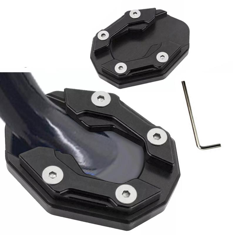1 шт. Увеличительная пластина для мотоцикла Yamaha, велосипеда, мотоцикла, аксессуар, удлинительная накладка, опорная пластина, боковая подставка, алюминиевый сплав