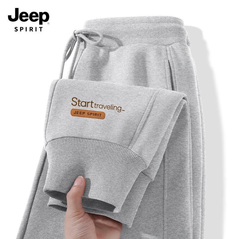 JEEP SPIRIT Men's Loose Fit Corduroy Joggers (2025 Spring/Autumn)