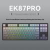 Daeryou EK87Pro 87-Key Tri-Mode Mechanical Keyboard - Purple East, Yunxiao Switches, PBT RGB