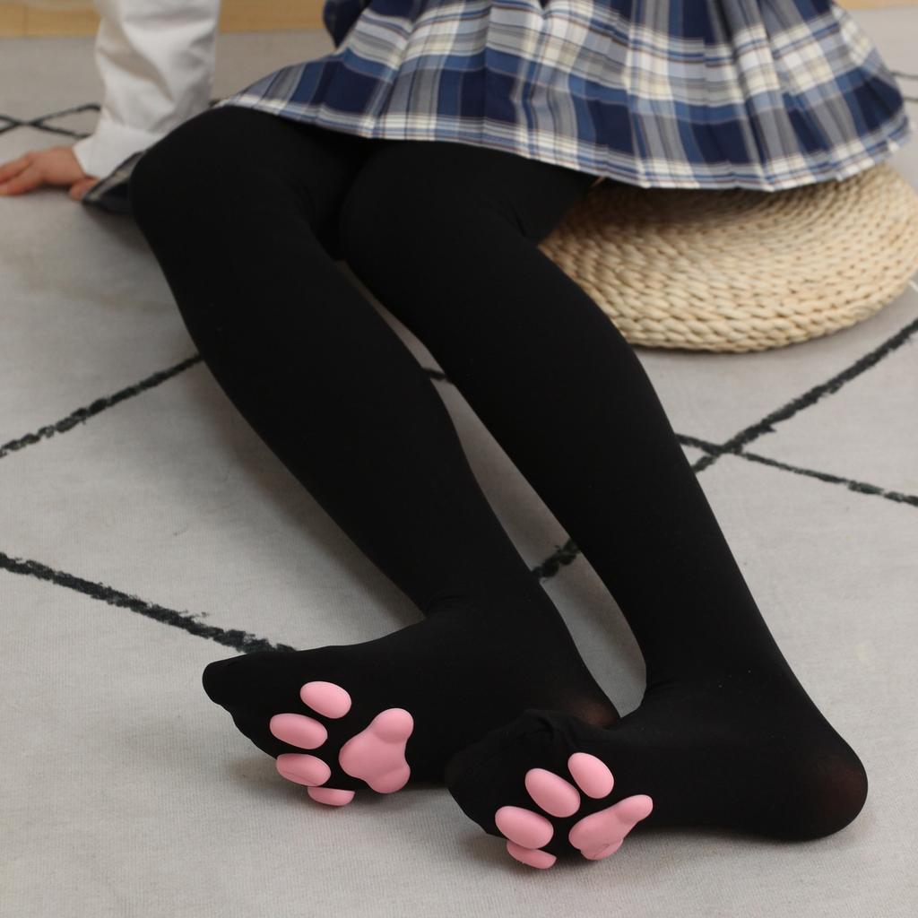 New Cat Paw Socks For Women Girls Kawaii 3D Cat Claw Toe Stocking Cute Gift Lolita Paw Pads Cosplay Cat Paw Pad Thigh High Socks