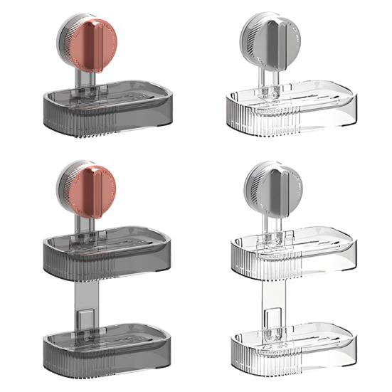 Настенный держатель для мыла на присоске, сверление не требуется, простая установка, влагостойкий держатель для мыла, органайзер для ванной комнаты
