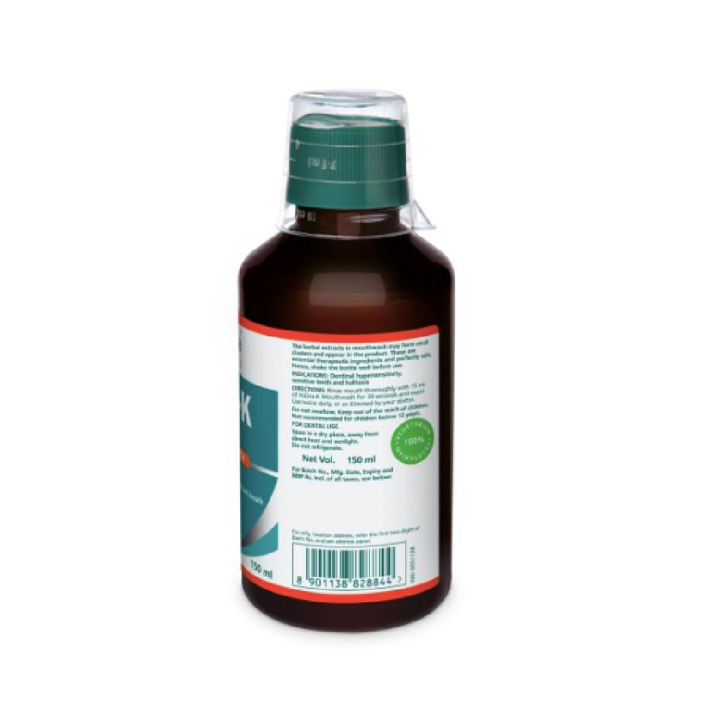 Himalaya HiOra-K mouthwash | Reduces teeth sensitivity | Prevents bad breath | Free from alcohol|150ml