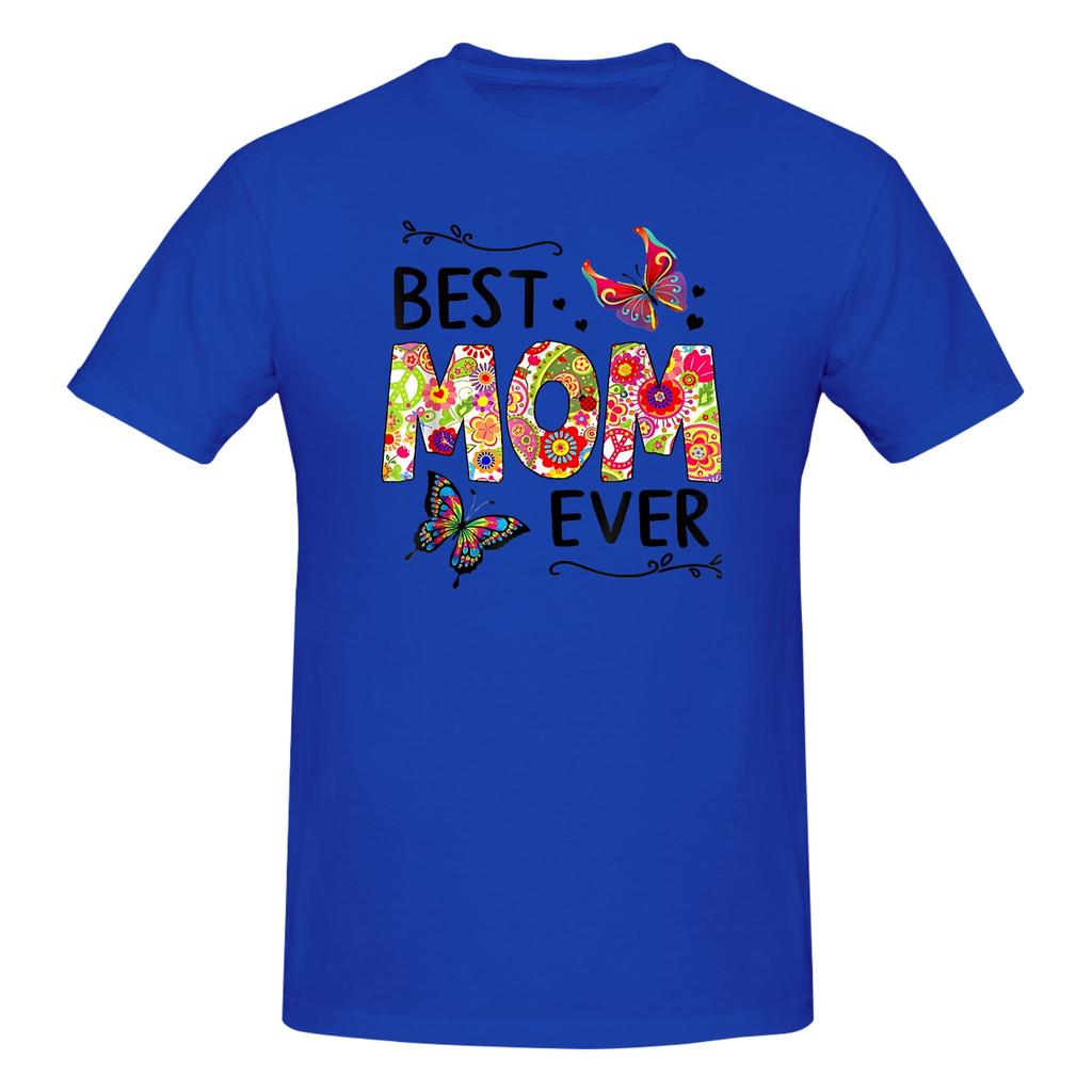 Piece Best Mom Ever Graphic Cotton TShirt Nana Mothers Day Tops Tees For Unisex
