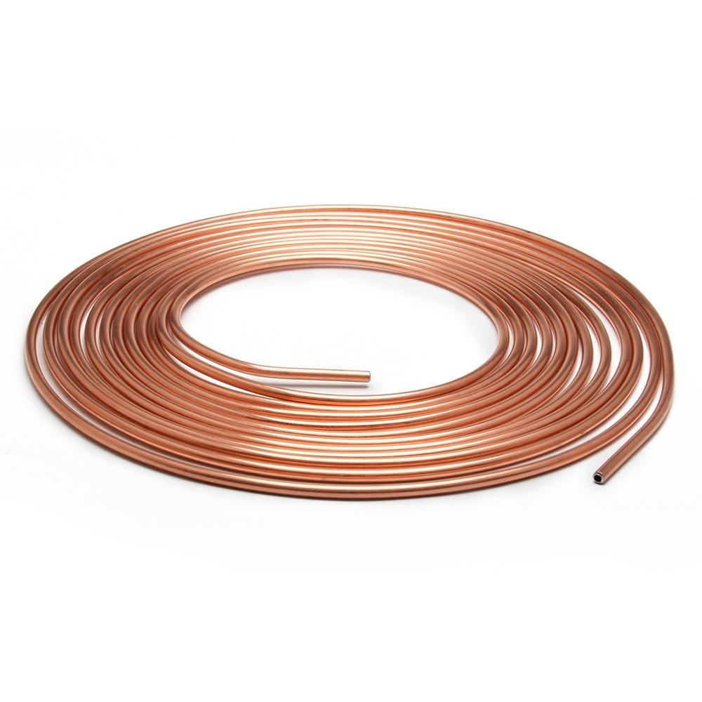 25 футов 7,62 м катушка для шланга с трубкой, винтовой крышкой, комплект для ремонта тормозной трубки, автомобильная катушка для трубок