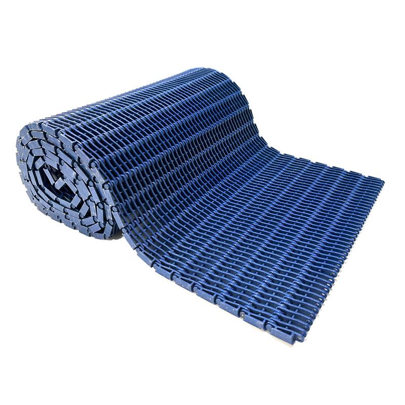 900 Ribbed Plastic Mesh Chain Belt for Pasteurization & Heat Shrink Film Packaging Machines