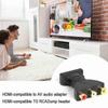 1080P RCA AV в HDMI-совместимый композитный адаптер-конвертер аудио-видео кабель HDMI-совместимый в AV с USB-кабелем для HD TV BOX