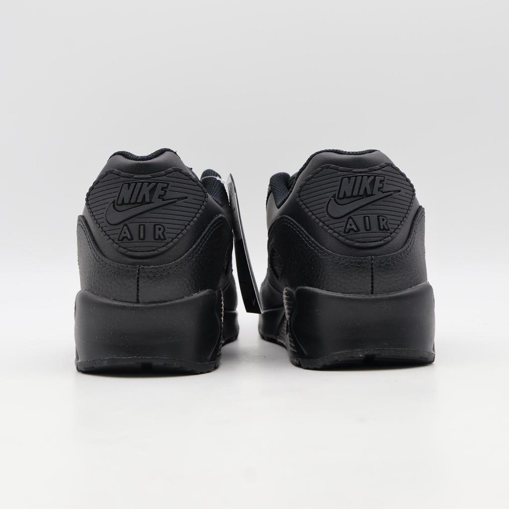 CZ5594-001 Nike Air Max 90 Кожаные "Triple Black" (Мужской)