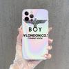 Модный бренд B-Boy L-London Прозрачный мягкий чехол для телефона для iPhone 15 12 14 16 17 13 Plus 11 Pro Max 13 Pro