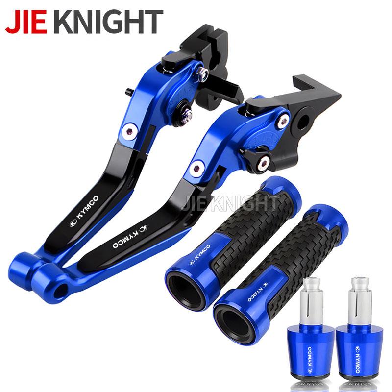 Moto Brake Clutch Lever Folding Handle Hand Grips Set For KYMCO DOWNTOWN XCITING K-XCT CK250T 300 CK300T ABS 400 500RI S400