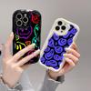 Ae88 Lovely Smiley Art Защитные чехлы для телефонов для Samsung S23 S24 Ultra A55 A14 A25 A13 Infinix Hot 40 Pro Tecno Spark 20C Wave Задняя крышка из ТПУ