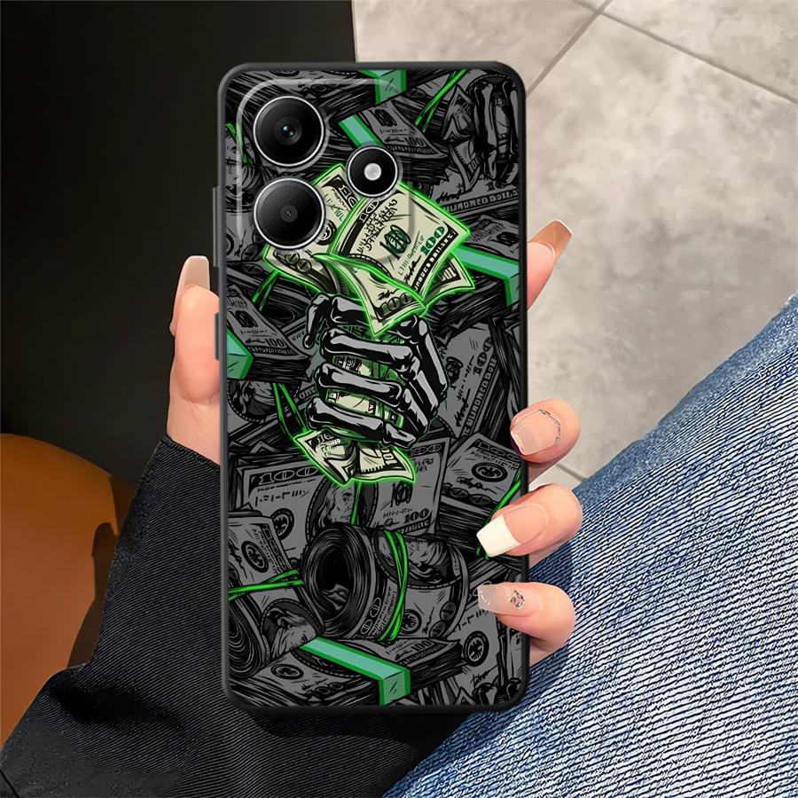 Чехол для Xiaomi Redmi Note 10S 9S 14 10 11s 12s 7 8 9 11 13 Pro Plus 12 Pro Funda Чехол для телефона с принтом 'Время - деньги'