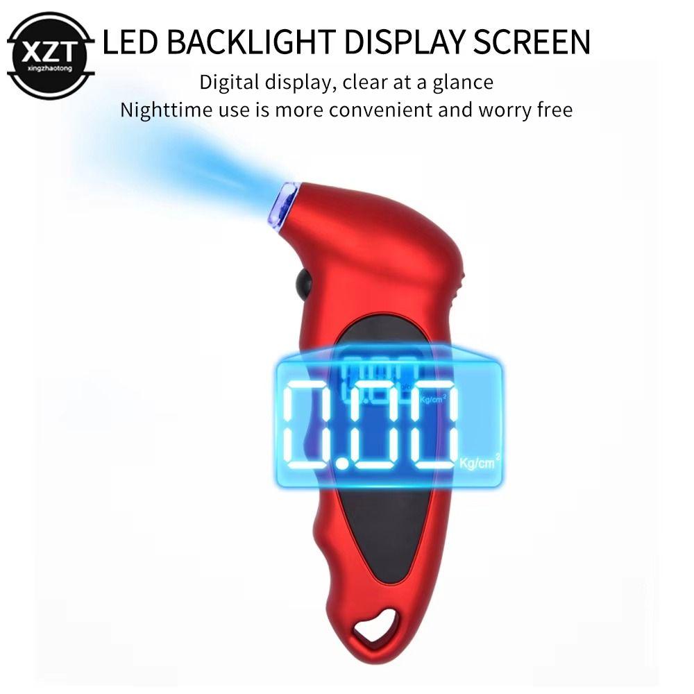 LCD Display Digital Tire Pressure Gauge Electronic Tire Manometer Truck Tire Monitoring