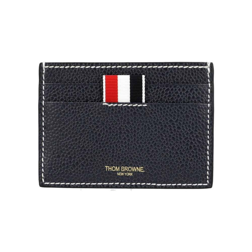 Thom Browne Pebble Grain Stitch Three Stripe Card Wallet Uaw067a 00198 415
