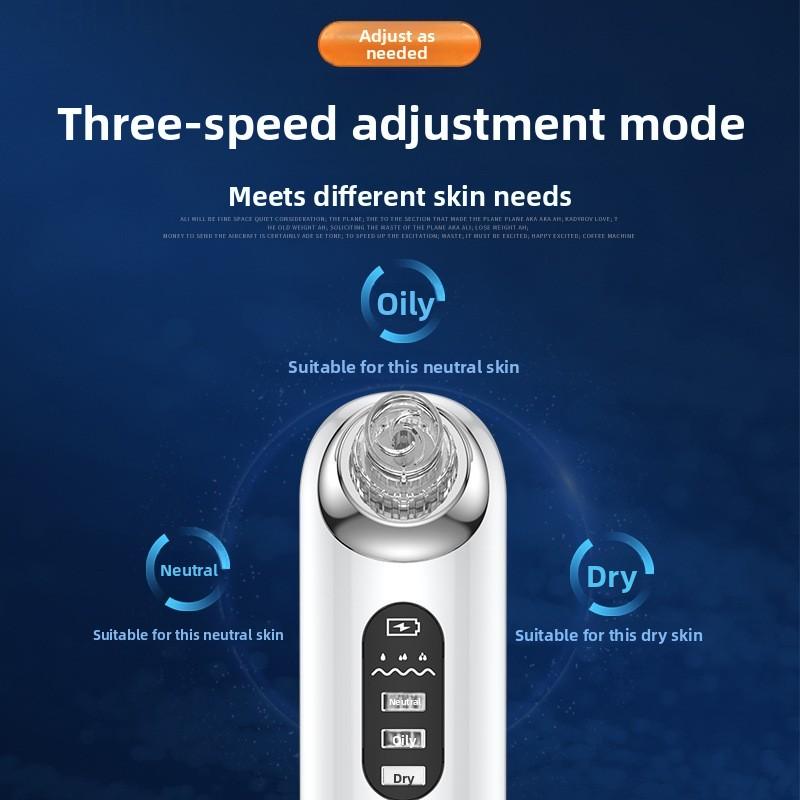 Маленький пузырьковый абсорбер черных точек, Ручной электрический прибор для удаления черных точек, Бытовое очищение лица, Введение увлажняющих средств, Инструмент для кислородной инъекции