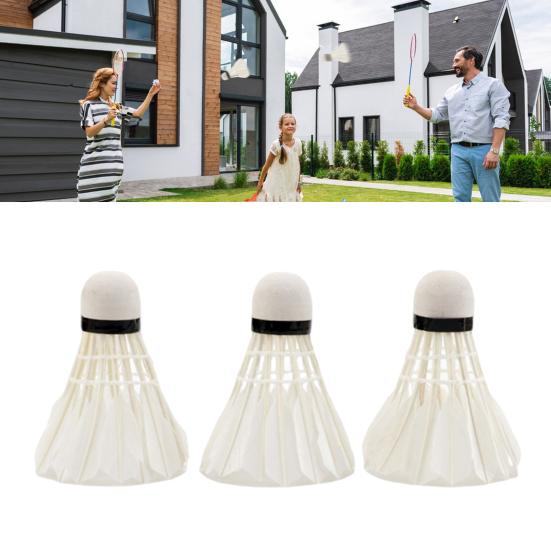 12 шт. Профессиональные воланы для бадминтона Турнирный класс Тренировочные воланы для бадминтона Высокоскоростные Стабильный полет Спортивные аксессуары