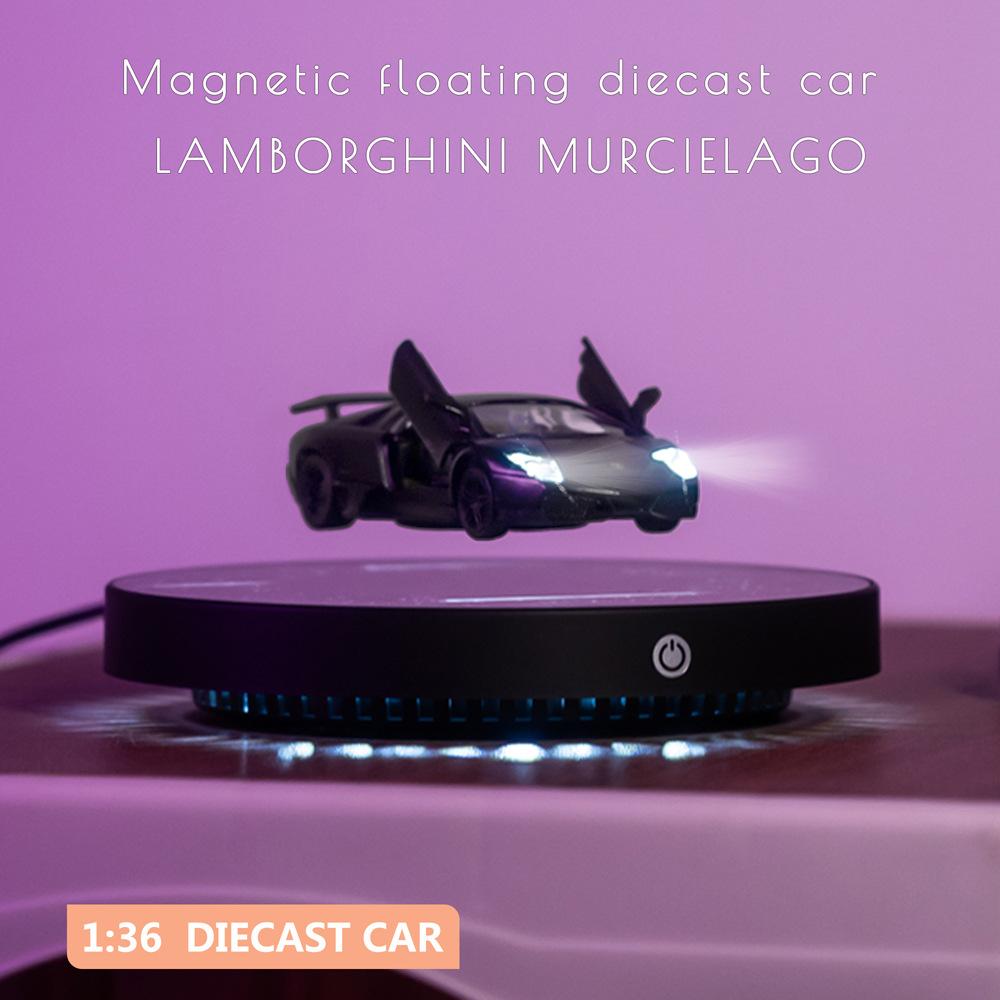 Magnetic Levitating Car with Metal Base, 360° Free Rotation, Home Office Docoration, Unique Business Gift, Creative Gift