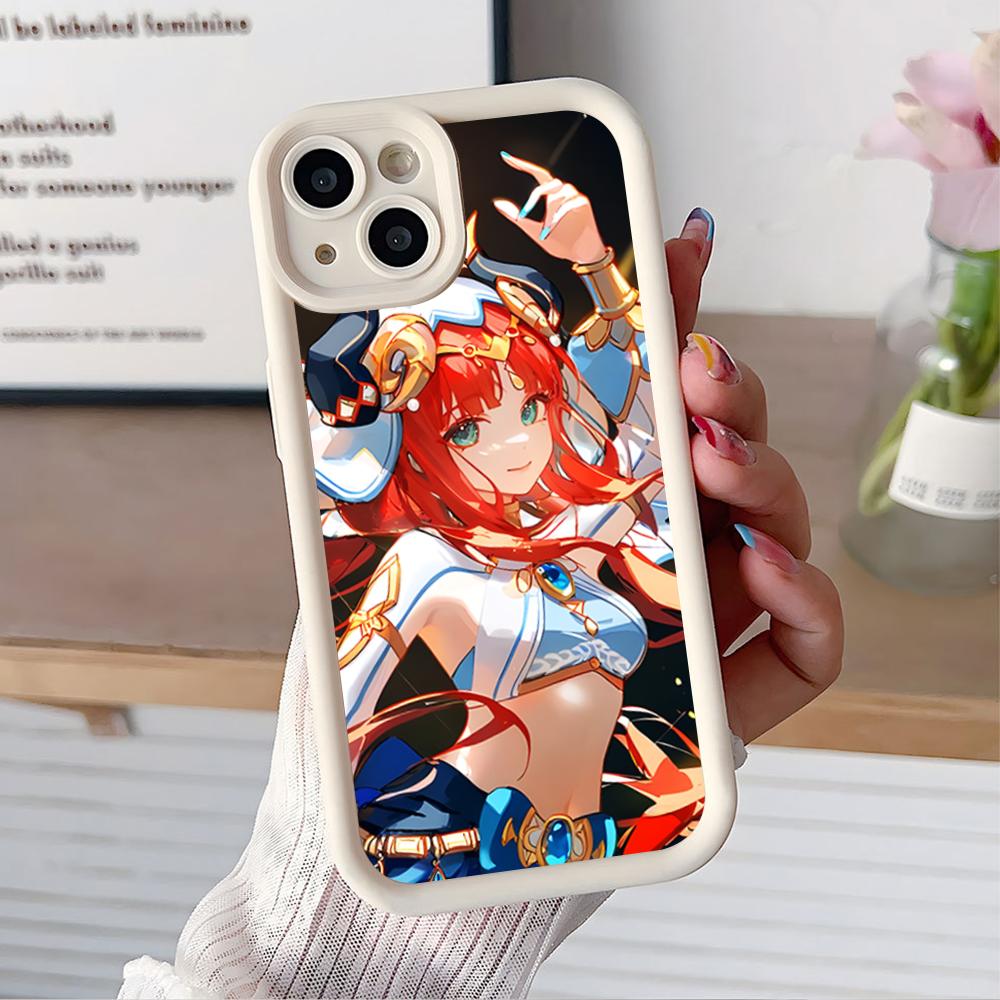 Чехол для мобильного телефона GI Nilou, утолщенный ТПУ, для iPhone 17 16 15 14 13 12 11 Air Pro Max Plus, цветной