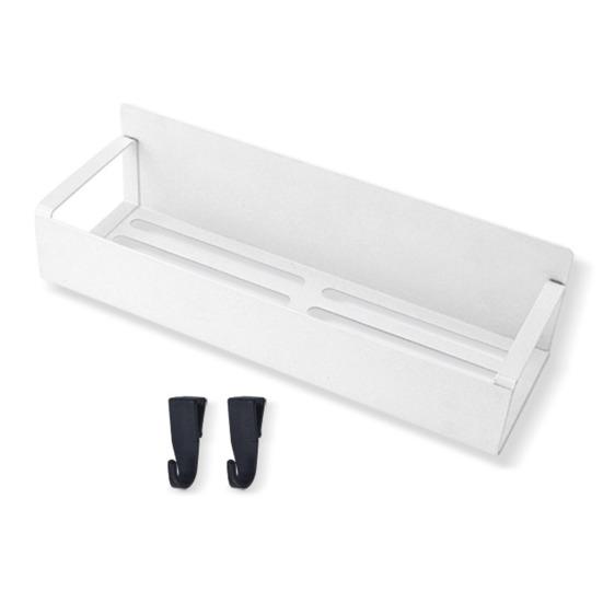 Магнитная полка для специй на холодильник с крючками, полая конструкция, нержавеющая, прочная, несущая, большая