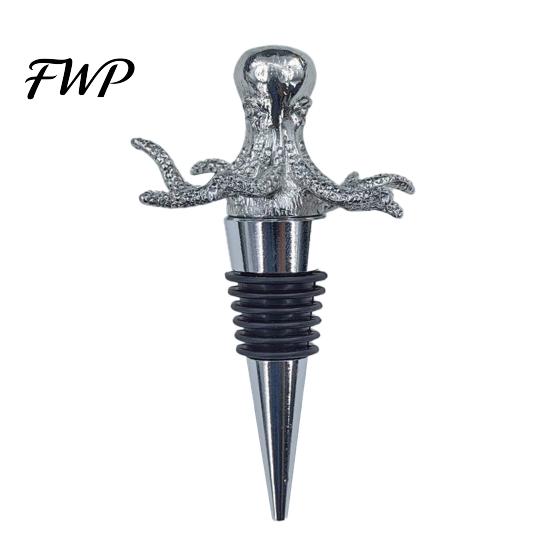 Universal Wine Stopper 3D Octopus Bottle Stopper, Vacuum Seal Cap, Reusable Ocean Life High-quality Airtight Leak Proof Topper for Home Decor