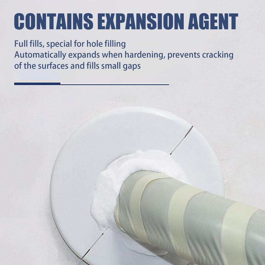 10 шт. Водонепроницаемый герметик Мастика Быстросохнущая глина для заделки Шпатлевка для герметизации воздуховодов для канализационных труб Отверстия в стенах Отверстия для кондиционеров Ремонт