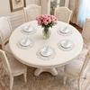 Fabric Placemat, with Hollow Embroidery Round Coasters, Foldable Protection from Heat Stains And Scratches Table Mat for Kitchen