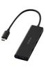 Elecom USB Hub USB-C Connection USB3.2 (Gen1) 5Gbps 4 Ports Bus Powered 15cm Cable Small and Lightweight Design Black U3HC-H042BK/E