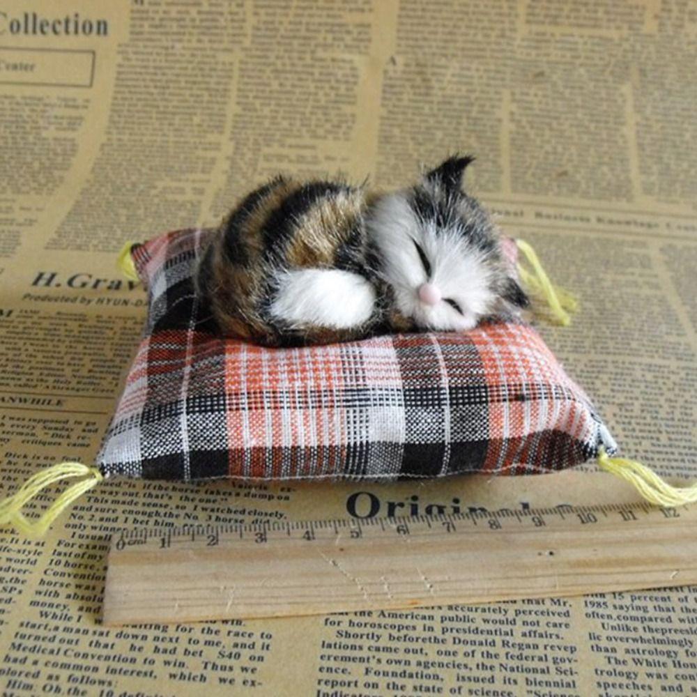 Birthday Gift Creative Creative Decoration Cat Ornaments Simulation Cat Plush Cats Fake Cats