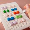 Polymer Clay Earring Fixing Rack Ultraviolet Lamp Pottery Clay Stud Bracket Manual Auxiliary Hole Position Fixing Holder Tools