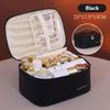 PU Large Capacity Tote Makeup Bag Portable Travel Organizer Tolietry Cosmetic Coins Storage Bag Women Square Zipper Pouch