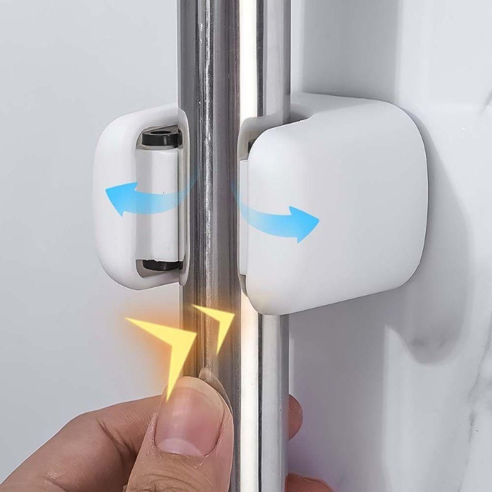 1Pcs Non Punching Mop Clip Brush Broom Hanger Racks Multi-Purpose Mop Holders Kitchen Bathroom Storage Accessories Non Slip