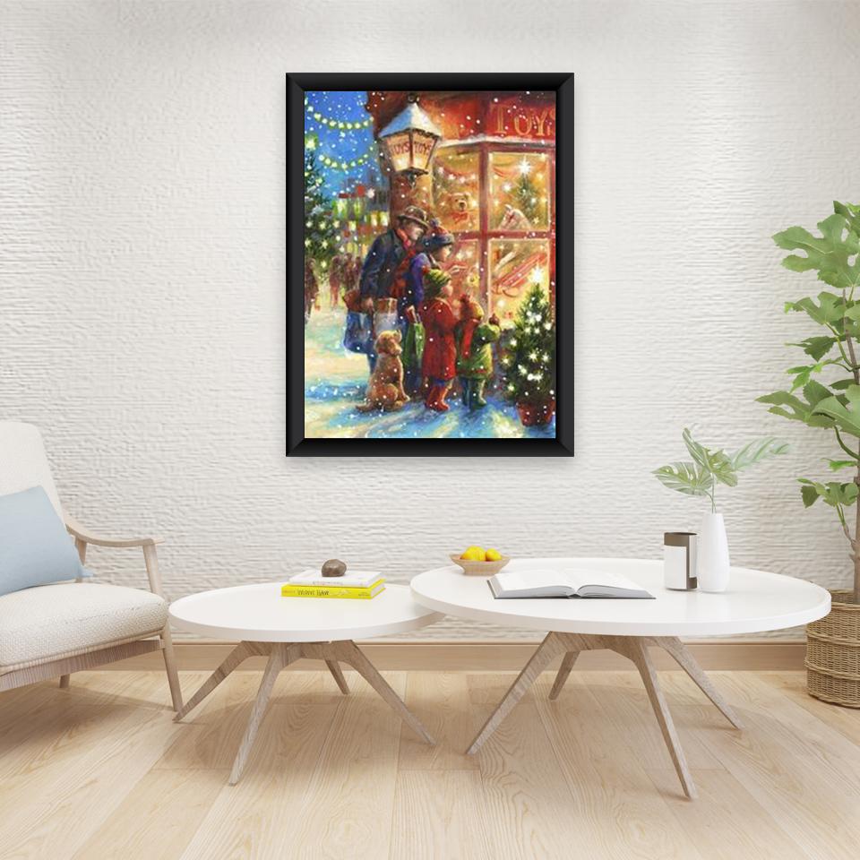 Diy 5D алмазная живопись, полный круглый дрель, набор для вышивки крестом, снег, живописная Алмазная вышивка, пейзаж, смола, настенное искусство, домашний декор